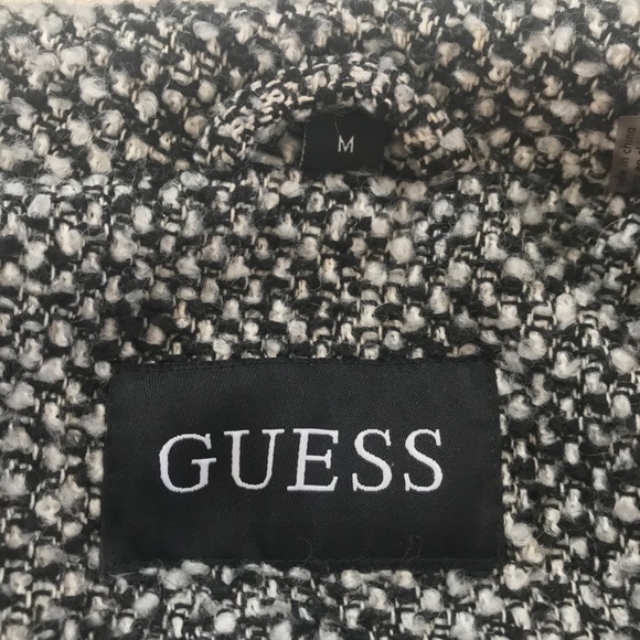 GUESS Wool Blend Winter Midi Coat - Picture 3 of 10